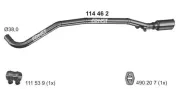 Abgasrohr hinten ERNST 114462