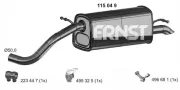 Endschalldämpfer ERNST 115049