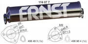 Endschalldämpfer ERNST 116077