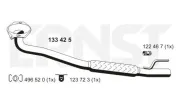 Abgasrohr vorne ERNST 133425