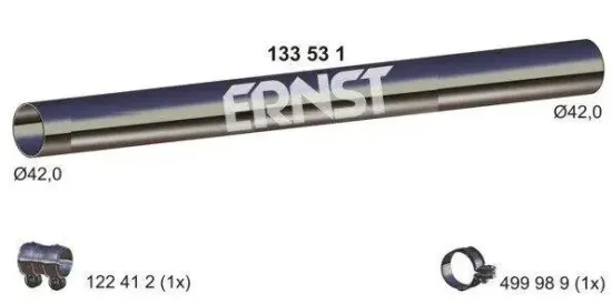 Abgasrohr Mitte ERNST 133531 Bild Abgasrohr Mitte ERNST 133531