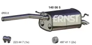 Endschalldämpfer ERNST 140065