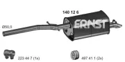 Endschalldämpfer ERNST 140126