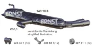 Endschalldämpfer ERNST 140188