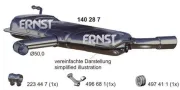 Endschalldämpfer ERNST 140287