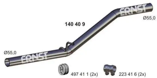 Abgasrohr ERNST 140409 Bild Abgasrohr ERNST 140409