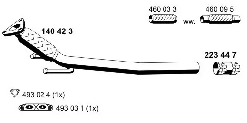 Abgasrohr ERNST 140423 Bild Abgasrohr ERNST 140423