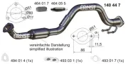 Abgasrohr vorne ERNST 140447