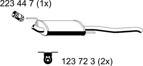 Endschalldämpfer ERNST 142113 Bild Endschalldämpfer ERNST 142113