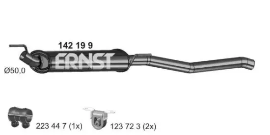 Endschalldämpfer ERNST 142199 Bild Endschalldämpfer ERNST 142199