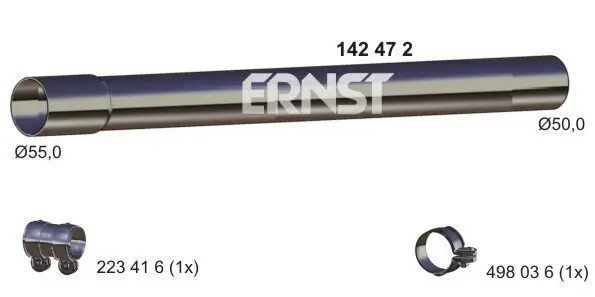 Abgasrohr ERNST 142472