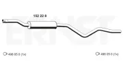 Vorschalldämpfer ERNST 152228