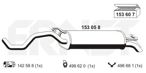 Endschalldämpfer ERNST 153058 Bild Endschalldämpfer ERNST 153058