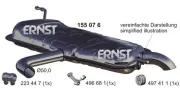 Endschalldämpfer ERNST 155076
