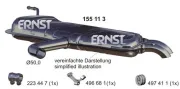 Endschalldämpfer ERNST 155113