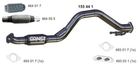 Abgasrohr ERNST 155441 Bild Abgasrohr ERNST 155441