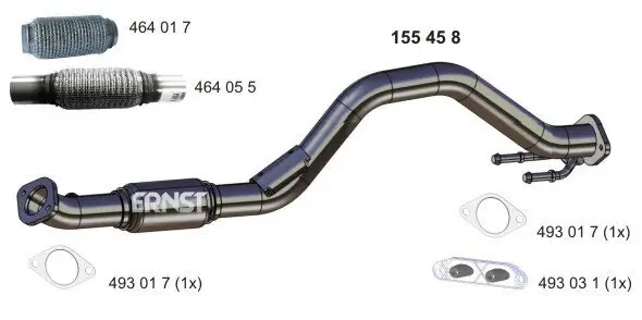Abgasrohr vorne ERNST 155458