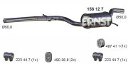 Mittelschalldämpfer ERNST 156127