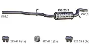 Mittelschalldämpfer ERNST 156233
