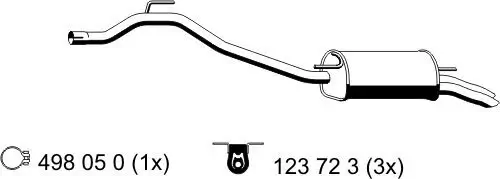 Endschalldämpfer ERNST 177047