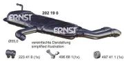Endschalldämpfer ERNST 202190