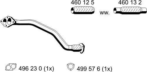 Abgasrohr ERNST 243469