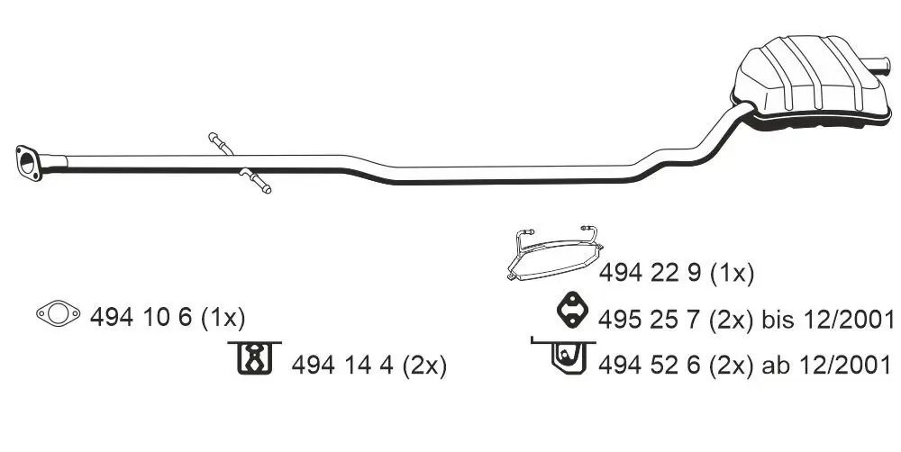 Endschalldämpfer ERNST 250238