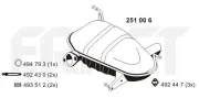 Endschalldämpfer ERNST 251006