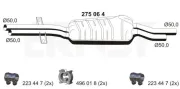 Mittelschalldämpfer ERNST 275064