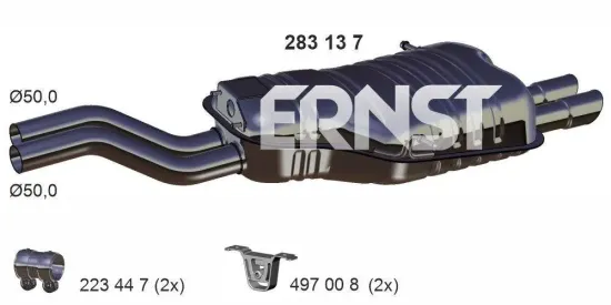 Endschalldämpfer ERNST 283137 Bild Endschalldämpfer ERNST 283137