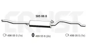 Mittelschalldämpfer ERNST 305068