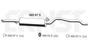 Mittelschalldämpfer ERNST 305075