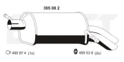 Endschalldämpfer ERNST 305082