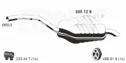 Endschalldämpfer ERNST 305129