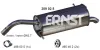 Endschalldämpfer ERNST 309028