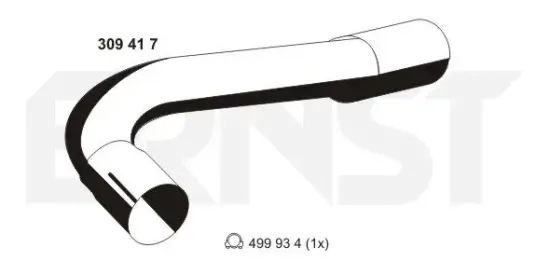 Abgasrohr ERNST 309417 Bild Abgasrohr ERNST 309417