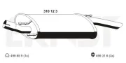 Endschalldämpfer ERNST 310123
