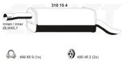 Endschalldämpfer ERNST 310154