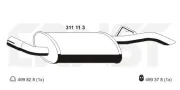 Endschalldämpfer ERNST 311113