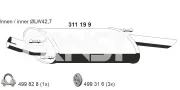 Endschalldämpfer ERNST 311199