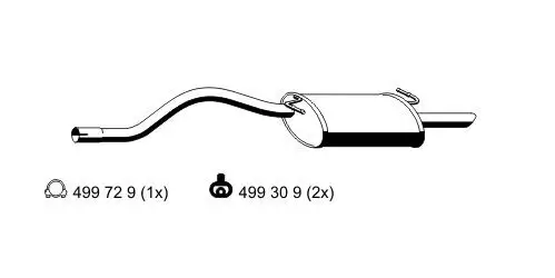Endschalldämpfer ERNST 313056 Bild Endschalldämpfer ERNST 313056