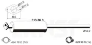 Vorschalldämpfer ERNST 313063