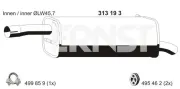 Endschalldämpfer ERNST 313193