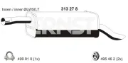 Endschalldämpfer hinten ERNST 313278