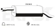 Endschalldämpfer hinten ERNST 314046