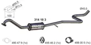 Mittelschalldämpfer ERNST 314183