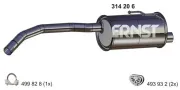 Endschalldämpfer ERNST 314206
