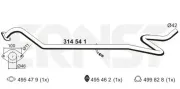 Abgasrohr mitte ERNST 314541