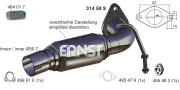 Abgasrohr vorne ERNST 314589