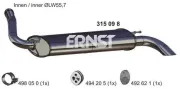 Endschalldämpfer ERNST 315098